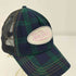 ボンダッチ Von Dutch タータンチェック メッシュキャップ メンズ