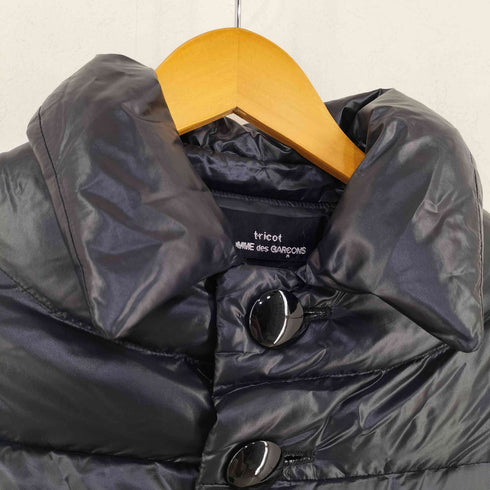 トリココムデギャルソン tricot COMME des GARCONS AD2014 14AW 襟付きダウンジャケット レディース JPN:M