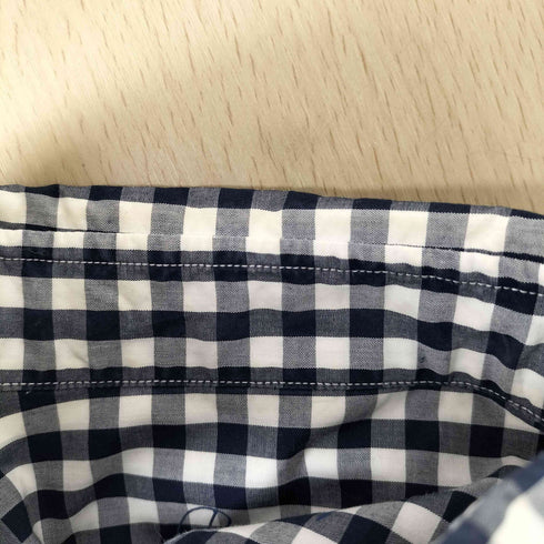 ポータークラシック PORTER CLASSIC ROLL UP GINGHAM CHECK SHIRT メンズ JPN:XS