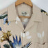 PARADISE BAY ハワイ製 フラワープリント レーヨン アロハシャツ メンズ import:XL