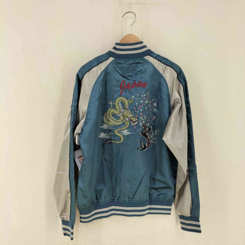 鏡花水月 スーベニアジャケット スカジャン 龍 鯉 メンズ L