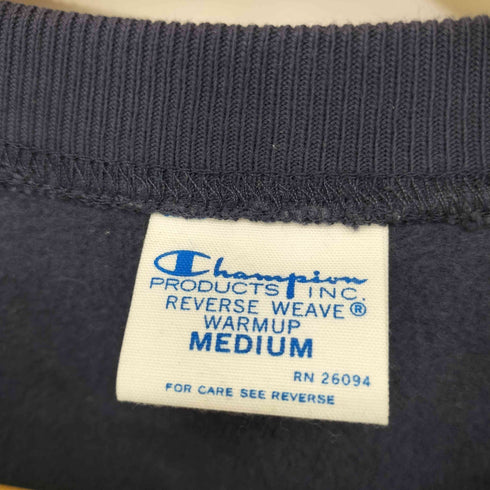 チャンピオン Champion 青単色タグ 復刻 REVERSE WEAVE リバースウィーブ クルーネックスウェットシャツ メンズ import:M