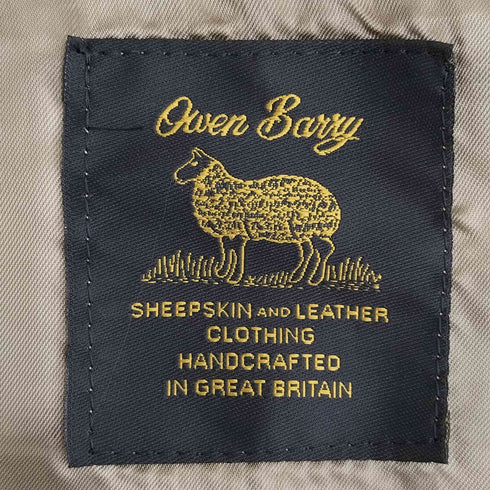 OWEN BARRY 羊ファー パッチワーク ストール メンズ
