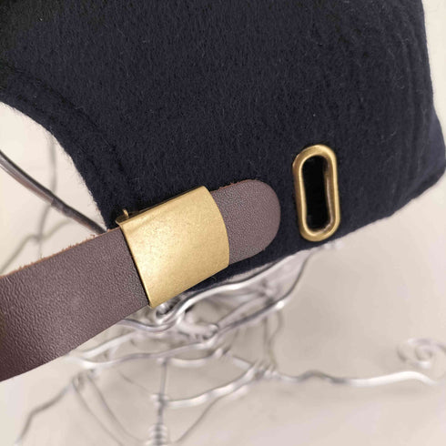 CROWNCAP メルトンウールブレンド ベースボールキャップ メンズ