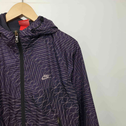 ナイキ NIKE 総柄 ナイロン フーデットジャケット メンズ JPN:L