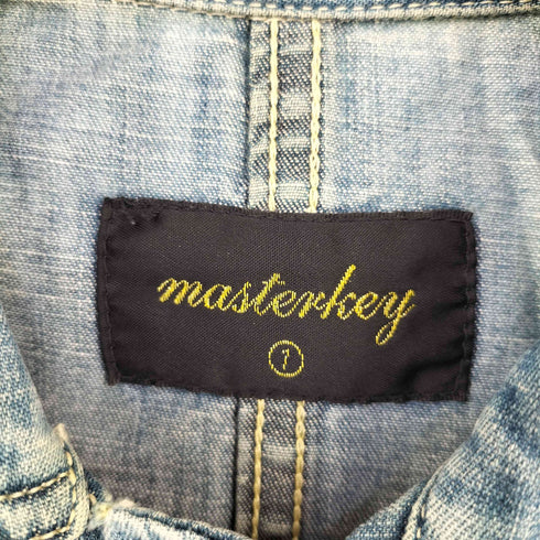 MASTERKEY リメイク デニムシャツ メンズ JPN:1