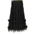 トリートユアセルフ TREAT URSELF volume frill tulle skirt レディース