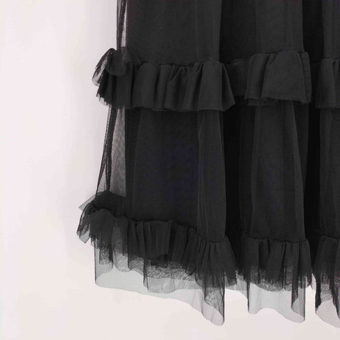 トリートユアセルフ TREAT URSELF volume frill tulle skirt レディース