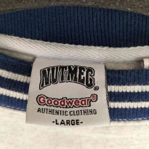 ナツメグ NUTMEG フロントプリントスウェット メンズ JPN:L