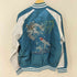 一心如鏡 サテン地スカジャン 龍 鮫 JAPANESE Souvenir Jacket メンズ L