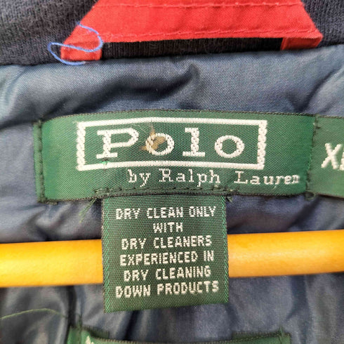 ポロバイラルフローレン Polo by RALPH LAUREN バイカラー フィールド ダウンジャケット メンズ import:XL