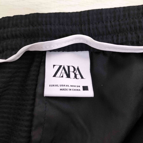 ザラ ZARA シアサッカー テーパードパンツ メンズ XL