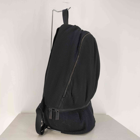 プリーツプリーズイッセイミヤケ PLEATS PLEASE ISSEY MIYAKE 素材切替 プリーツリュック バックパック メンズ