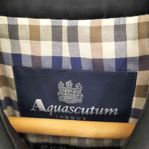 アクアスキュータム AQUASCUTUM PRINCEGATE トレンチコート ENGLAND製 メンズ UK:34