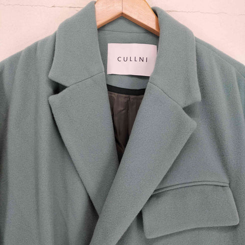クルニ CULLNI 22AW ラムウールメルトンタイロッケンコート レディース JPN:1