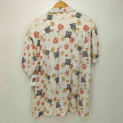 GORDON CLOTHING CO. リネン混 レーヨン混 オープンカラーアロハシャツ メンズ import:M