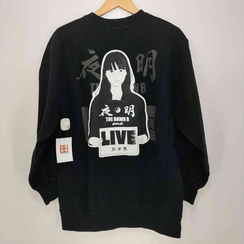 THE DAWN B 夜明けガールプリントスウェット メンズ