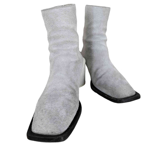 エムエムシックスメゾンマルジェラ MM6 Maison Margiela バックジップスエードブーツ レディース JPN:39