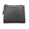 エンポリオアルマーニ EMPORIO ARMANI ZIPPED TUMBLED LEATHER CARD HOLDER シボ革 カウレザー 二つ折り 財布 ウォレット カードホルダー メンズ