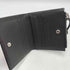 エンポリオアルマーニ EMPORIO ARMANI ZIPPED TUMBLED LEATHER CARD HOLDER シボ革 カウレザー 二つ折り 財布 ウォレット カードホルダー メンズ