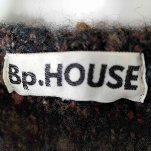 BP.HOUSE ウール混 クルーネックニット レディース