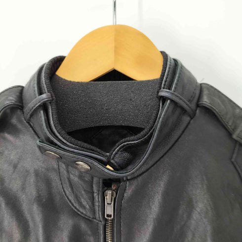 メンバーズオンリー MEMBERS ONLY シングルライダースレザージャケット メンズ US:38