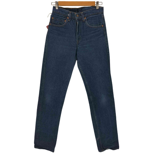 リーバイス Levis USA製 ボタン裏刻印532 脇割り ジップデニムパンツ レディース W28