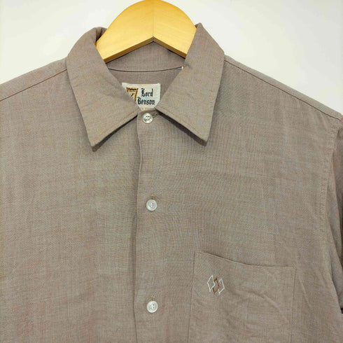 Lord Benson 70S ロゴ刺繍 ロングスリーブシャツ メンズ import:M