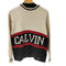 カルバンクラインジーンズ Calvin Klein Jeans デザインクルーネックコットンニット メンズ import:S