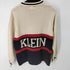 カルバンクラインジーンズ Calvin Klein Jeans デザインクルーネックコットンニット メンズ import:S