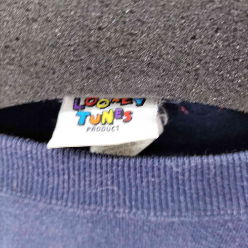 90S プリントデザインクルーネックスウェット メンズ import:L