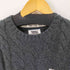 トミージーンズ tommy jeans フロントロゴ ケーブル編みウールニット メンズ import:S