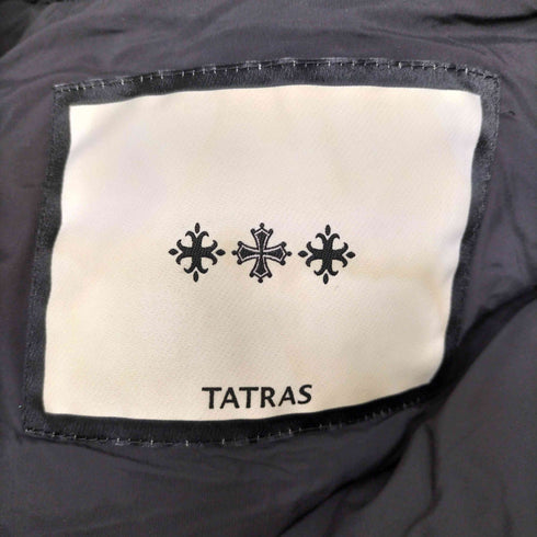 タトラス TATRAS FAGLIA ファグリア シルク混 レイヤード ジップ ラクーンファー ダウン ベスト Lampoジップ レディース 01