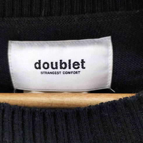 ダブレット doublet 16AW Stickers Pattern Jacquard Knit メンズ JPN:S