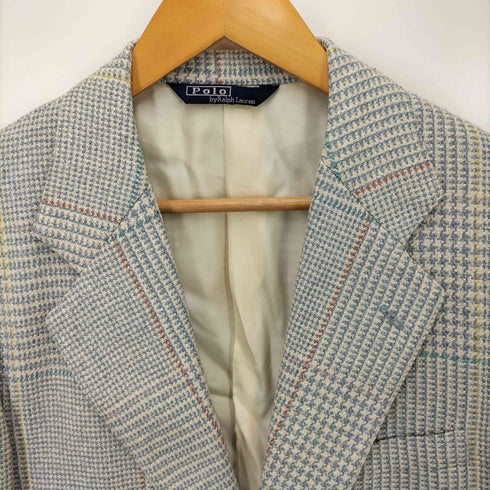 ポロラルフローレン POLO RALPH LAUREN 80-90s 三角タグ シルク混2Bツイードジャケット メンズ C98-W88-T175