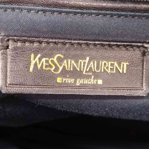 イヴサンローラン Yves Saint Laurent rive gauche クロコシルバートートバッグ メンズ