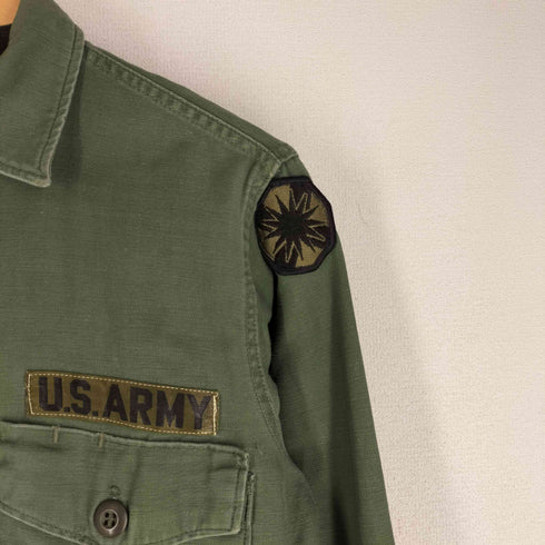 ユーエスアーミー U.S. ARMY 70年度会計 UTILITY SHIRT サテンシャツ メンズ