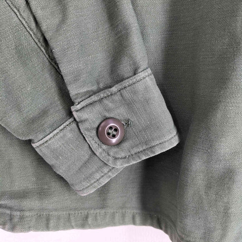 ユーエスアーミー U.S. ARMY 70年度会計 UTILITY SHIRT サテンシャツ メンズ