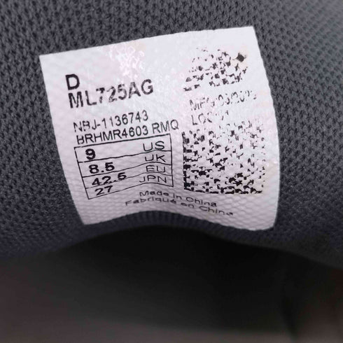 ニューバランス NEW BALANCE ML725AG ローカットスニーカー メンズ JPN:27
