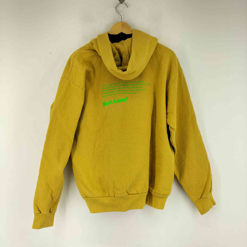 ユースルーザー YOUTH LOSER GIZAGIZA YOUTHLOSER MUSTARD HOODIE メンズ JPN:L