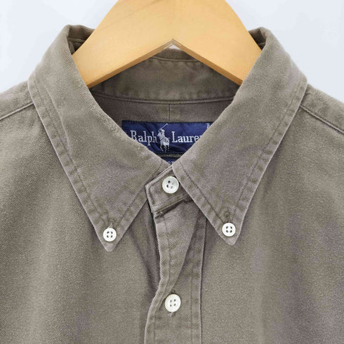 ラルフローレン RALPH LAUREN 90S ポニー刺しゅうボタンダウンシャツ メンズ JPN:L
