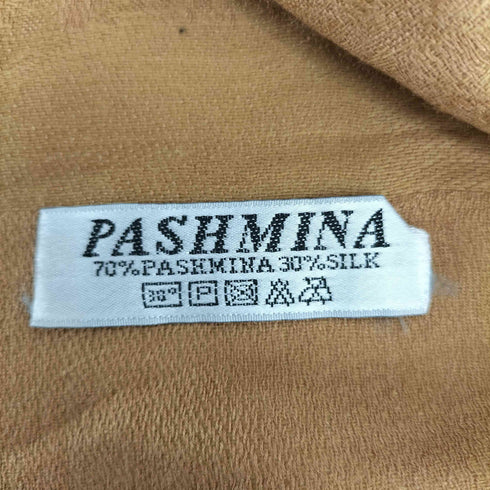 パシュミナ PASHMINA シルク混 ペイズリーストール レディース