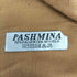 パシュミナ PASHMINA シルク混 ペイズリーストール レディース