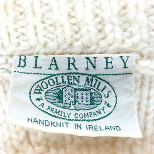 80S BLARNEY フィッシャーマンニット アランニット メンズ