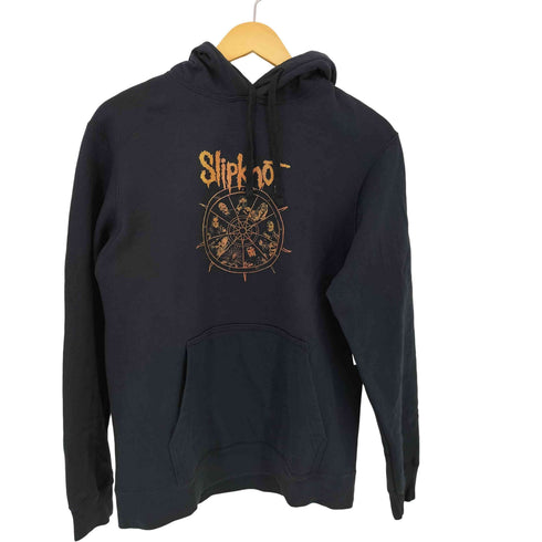 バンドプリント L/S パーカー メンズ