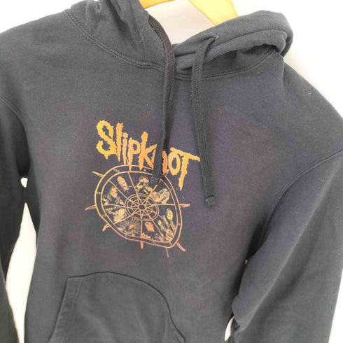 バンドプリント L/S パーカー メンズ
