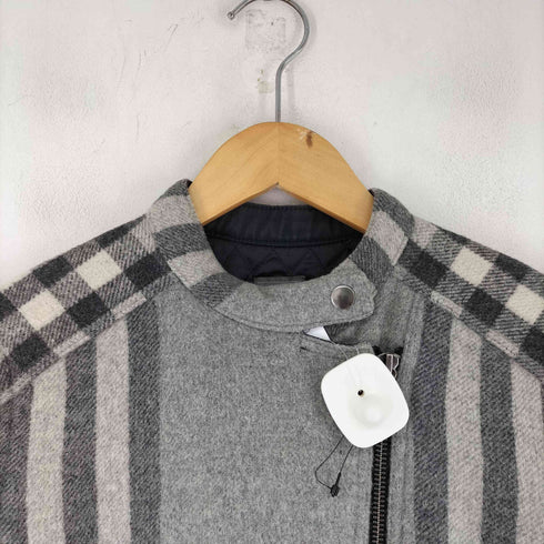 ギャップ Gap ウール混タータンチェックライダースジャケット レディース JPN:S