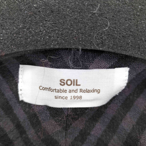 ソイル SOIL ウールリネンギンガムチェックワンピース 7分袖 レディース US:0-2