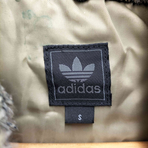 アディダス adidas フェイクファージップアップパーカー ダブルジップ Y2K レディース JPN:S