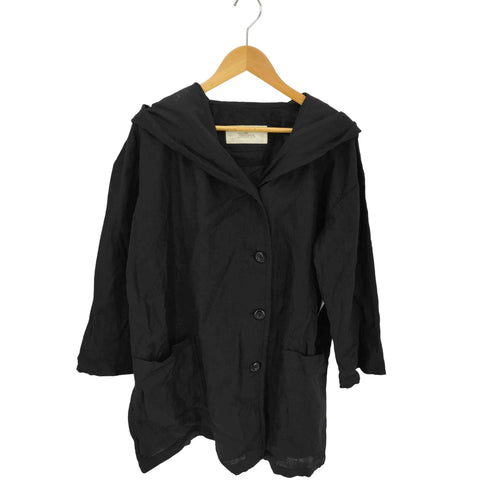 styled by SOIL フーデットリネンコート レディース JPN:1